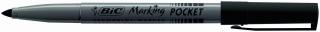 MARKER PERMANENT NEGRU 1.0MM 1445 BIC