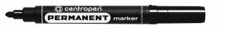 MARKER PERMANENT NEGRU VARF ROTUND 2.5MM 8566 CENTROPEN