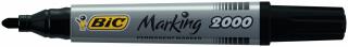 MARKER PERMANENT NEGRU VARF ROTUND 2000 BIC