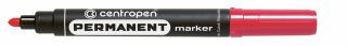 MARKER PERMANENT ROSU VARF ROTUND 2.5MM 8566 CENTROPEN