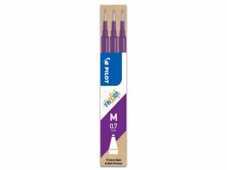 MINA ROLLER 0.7MM VIOLET 3 SET FRIXION PILOT