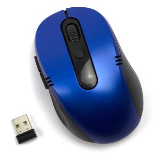 Mouse optic wireless silver negru USB