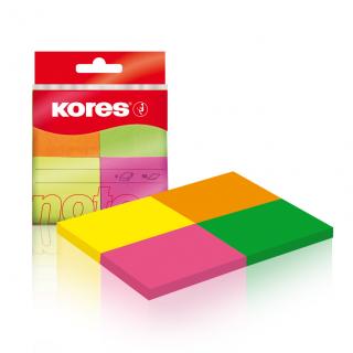 NOTES ADEZIV 40 50MM 4 CULORI NEON 50 FILE KORES