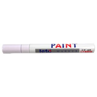 Paint marker cu vopsea - medium point, alb