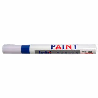 Paint marker cu vopsea - medium point, albastru