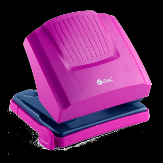 Perforator plastic cu rezistenta mare la impact, 30 coli Willgo -magenta