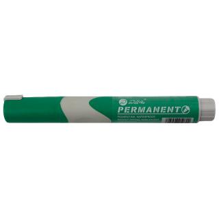 Permanent marker cu grip varf rotund Willgo - verde