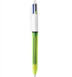 PIX CU MECANISM 4 CULORI FLUO BIC