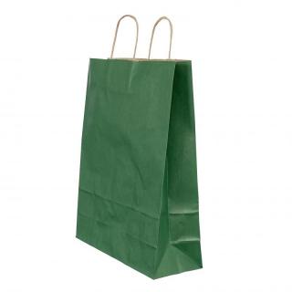 PUNGA HARTIE MANER RASUCIT 22 x 10 x 31 CM VERDE DUNGI MARO PAPIROTI