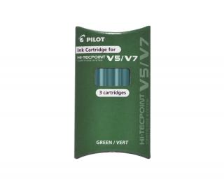 REZERVA ROLLER V5 V7 VERDE 3 SET HI-TECPOINT PILOT