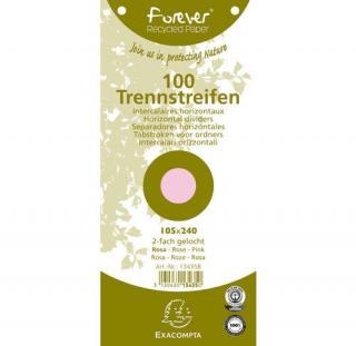 SEPARATOARE CARTON 105 240 MM ROZ EXACOMPTA