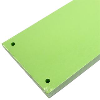 Separatoare carton color cu 2 perforatii, 160 gr. 10x24 cm 100 bucati set EVOffice, verde