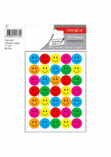 STICKER SMILEY ASORTATE 2 SET TNX-321 TANEX