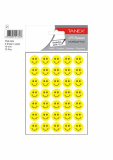 STICKER SMILEY GALBEN 2 SET TNX-321 TANEX