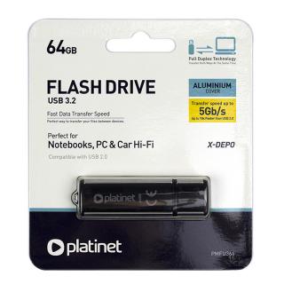 USB 3.2 Flash Drive 64GB Platinet