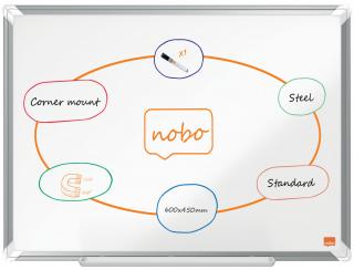 WHITEBOARD MAGNETIC OTEL LACUIT 45 60CM PREMIUM PLUS NOBO