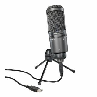 Audio-Technica AT2020USB+ Microfon Podcast USB si Casti Wireless