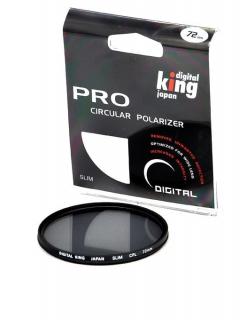 Digital King filtru polarizare circulara Slim 72mm