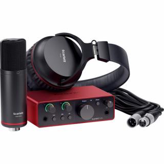 Focusrite Scarlett Solo Studio Interfata audio USB-C cu microfon si casti (4th gen)