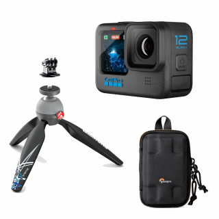 GoPro Hero 12 Black Camera de Actiune 5.3K 27MP Bundle