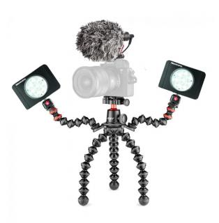 Joby GorillaPod 3K PRO Rig Kit Vlog cu 2 x LED si Microfon
