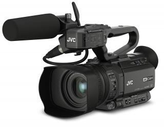 JVC GY-HM250E camera video 4K Live Streaming cu microfon XLR