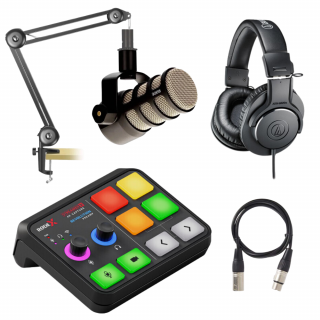 Kit Complet Audio-Video: Rode Streamer X cu Podmic si accesorii