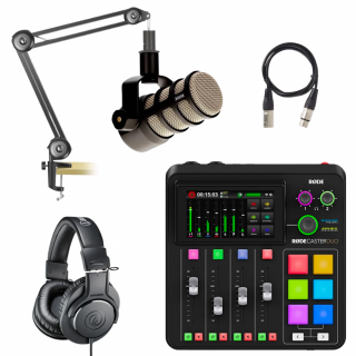 Kit de podcast: Rodecaster Duo