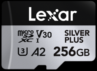 Lexar microSDXC Silver Plus 1066x UHS-I U3 A2 4K R205 W150 (V30) 256GB