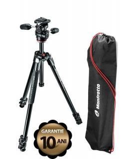 Manfrotto 290XTA-3W Trepied foto cu cap 3Way si husa