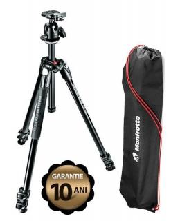 Manfrotto 290XTA3-BH Kit Trepied foto cu cap bila si husa