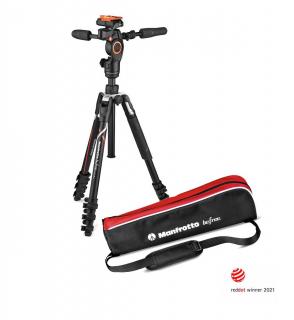 Manfrotto Befree Live 3Way Alfa Kit Trepied foto video fluid