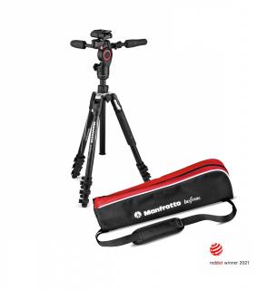 Manfrotto Befree Live 3Way Kit Trepied foto video fluid