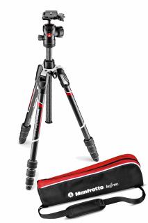 Manfrotto Befree Travel trepied foto carbon cu rucsac