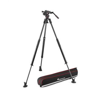 Manfrotto Nitrotech 612  635 Trepied video Fast Single Carbon