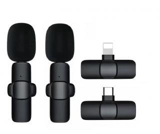 NWPro Sistem de microfoane wireless cu noise cancelling ultracompact pentru dispozitive USB-C Lightning