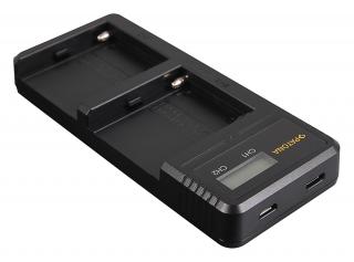 Patona Incarcator Dual cu LCD pentru  Sony NP-F550 F750 F970