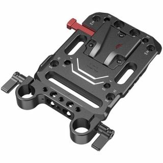 SmallRig 3016 Placa pentru baterie  V-Lock cu clema pentru tija LWS de 15 mm