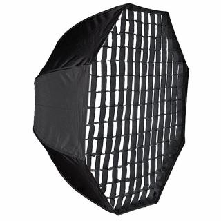 Softbox Octogonal cu grid montura Bowens 95cm