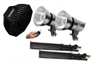 Tolifo T-600BL Kit lumina LED Bicolor Octo 95cm