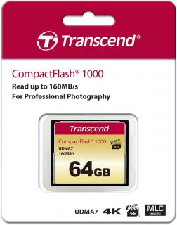 Transcend card memorie CFAST 1000 UDMA7 160 MB S 64GB