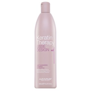 Alfaparf Milano Lisse Design Keratin Therapy Deep Cleansing Shampoo șampon pentru curățare profundă pentru toate tipurile de păr 500 ml