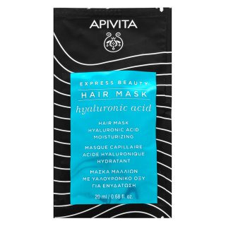 Apivita Express Beauty Hair Mask Hyaluronic Acid mască hrănitoare de păr cu acid hialuronic 20 ml