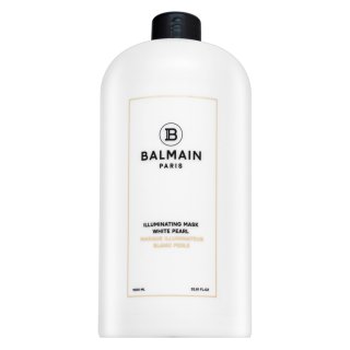 Balmain Illuminating Mask White Pearl mască de neutralizare pentru păr blond platinat si grizonat 1000 ml