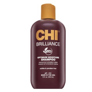 CHI Deep Brilliance Olive & Monoi Optimum Moisture Shampoo șampon pentru hidratarea părului 355 ml