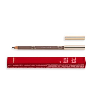 Clarins Eyebrow Pencil creion sprâncene 2în1 02 Light Brown 1,3 g