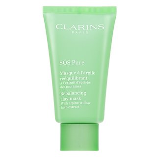 Clarins SOS Pure Rebalancing Clay Mask spumă de curățare pentru piele uleioasă 75 ml