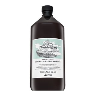 Davines Natural Tech Detoxifying Scrub Shampoo peeling șampon pentru păr gras 1000 ml