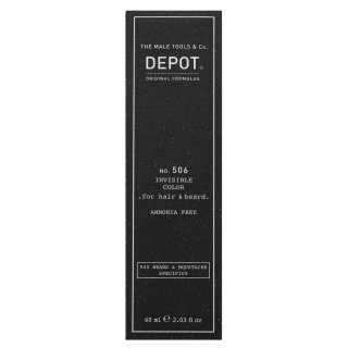 Depot No. 506 Invisible Color culoarea semipermanenta pentru păr și barbă Titanium 60 ml