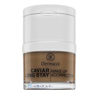 Dermacol Caviar Long Stay Make-Up & Corrector Caviar Long Stay Machiaj și Perfecting Corrector 6 Dark Chocolate 30 ml